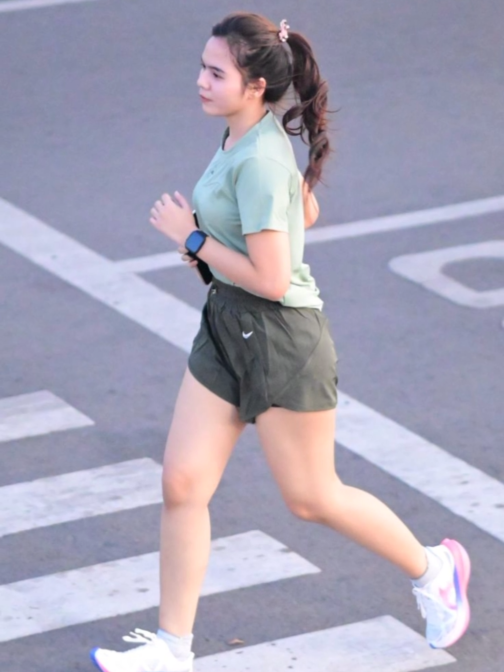 sibuk ga ??? lari yukk 💃💃 #pelari #kalcerstyle #CapCut 