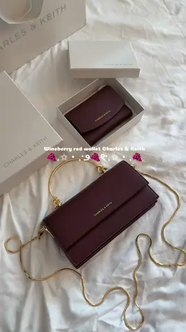 Wineberry Red Charles & Keith #dailyunboxingg #charlesandkeith #charleskeith #fyp #unboxing 