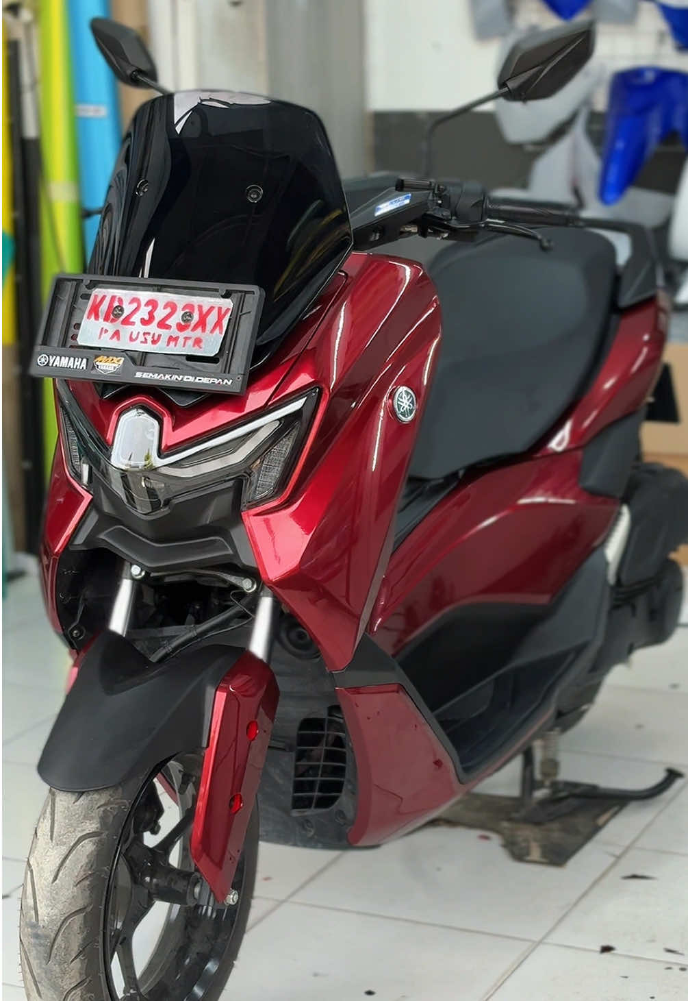 Merah merona lagi 🤩🔥 #nmaxneo #skotletmotor #wrapping #fypシ゚ #fyp 
