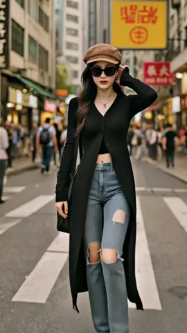 Áo khoác cadigan dáng dài nữ cổ v #aocadigannu #changshopxinh66 #thoitrangnu 