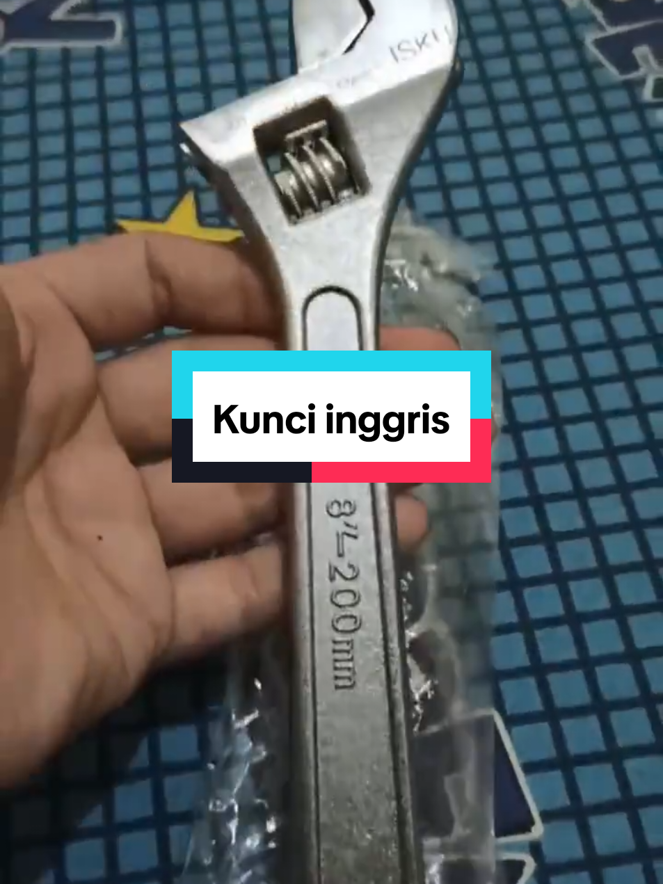 ISKU Kunci Inggris ukuran 8/10/12 Inch Adjustable Wrench 8-12 Inch 1 alat bisa untuk segala ukuran baut #kuncipas #isku #kunciingris #kunciserbagunamurah #fyp 