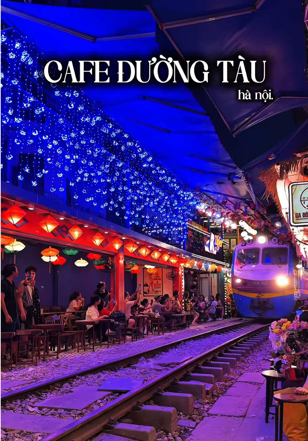 Cafe đường tàu Hà Nội  #xh #hanoi #myndichill #cafehanoi #reviewcafe 
