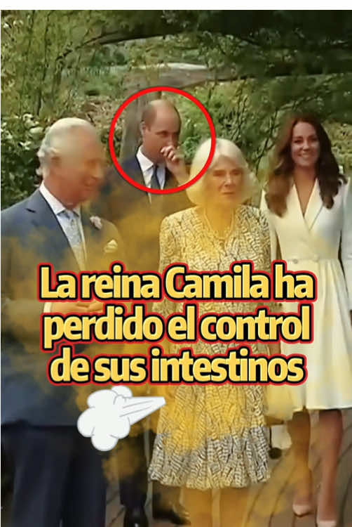 La reina Camila tiene problemas para controlar sus intestinos y tiene que usar pañales para adultos.#fyp #celebrity #royal #queencamilla