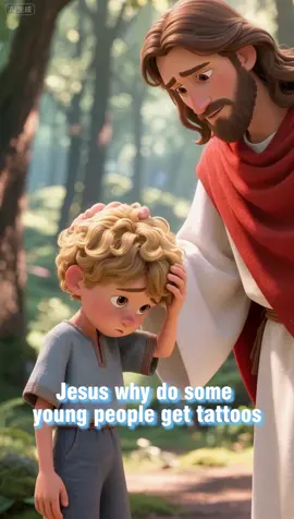 Jesus why do some young people get tattoos? #FaithTag #ChristianTikTok #JesusAndMe #jesuslovesyou #godisgood #christiankids #faithart #prayer #jesus