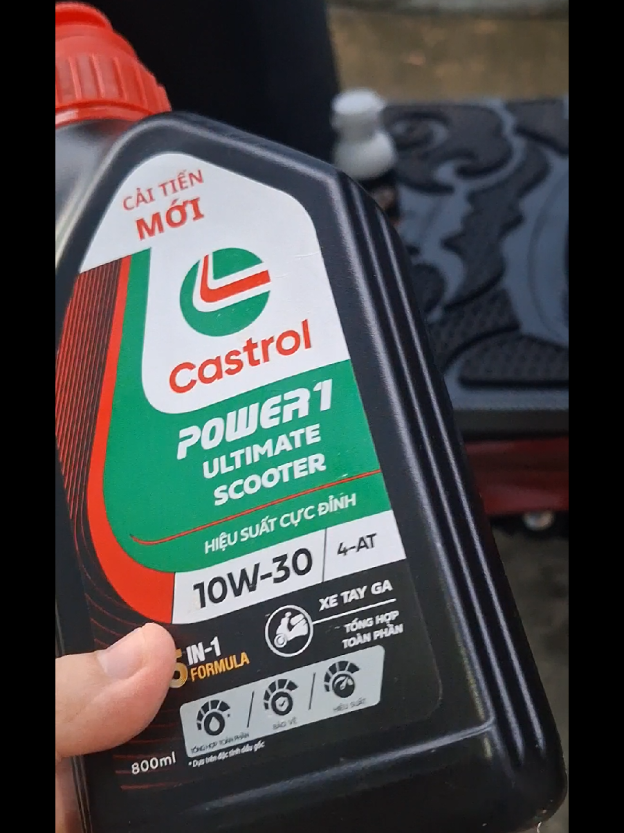 nhớt castrol cho xe ga #xuhuong #nhotcastrol #nhotxetayga #castrolpower1 #castrolpower1ultimate 