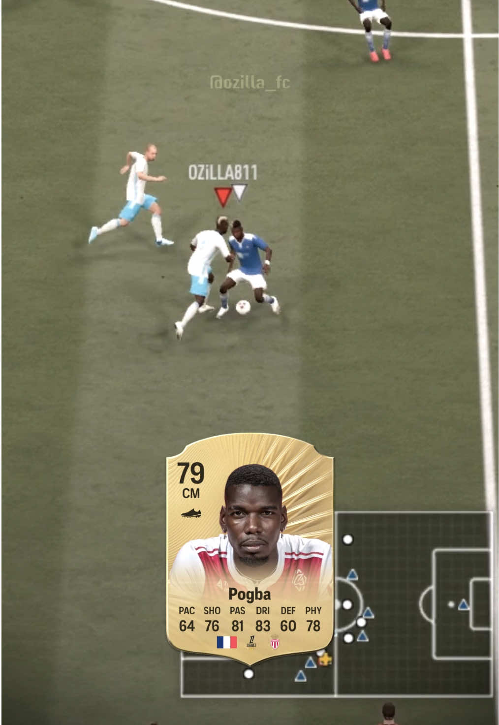 Pogba is back in FC26! 🇫🇷👑 What do you think of his official card stats? 💬 . . . #fyp #fc26 #pogba #football #fifa 