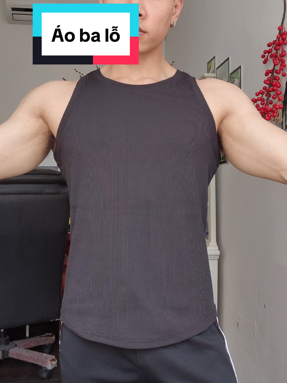 Áo thun tăm ba lỗ  #tvcgym #aobalo #arismansportwear 