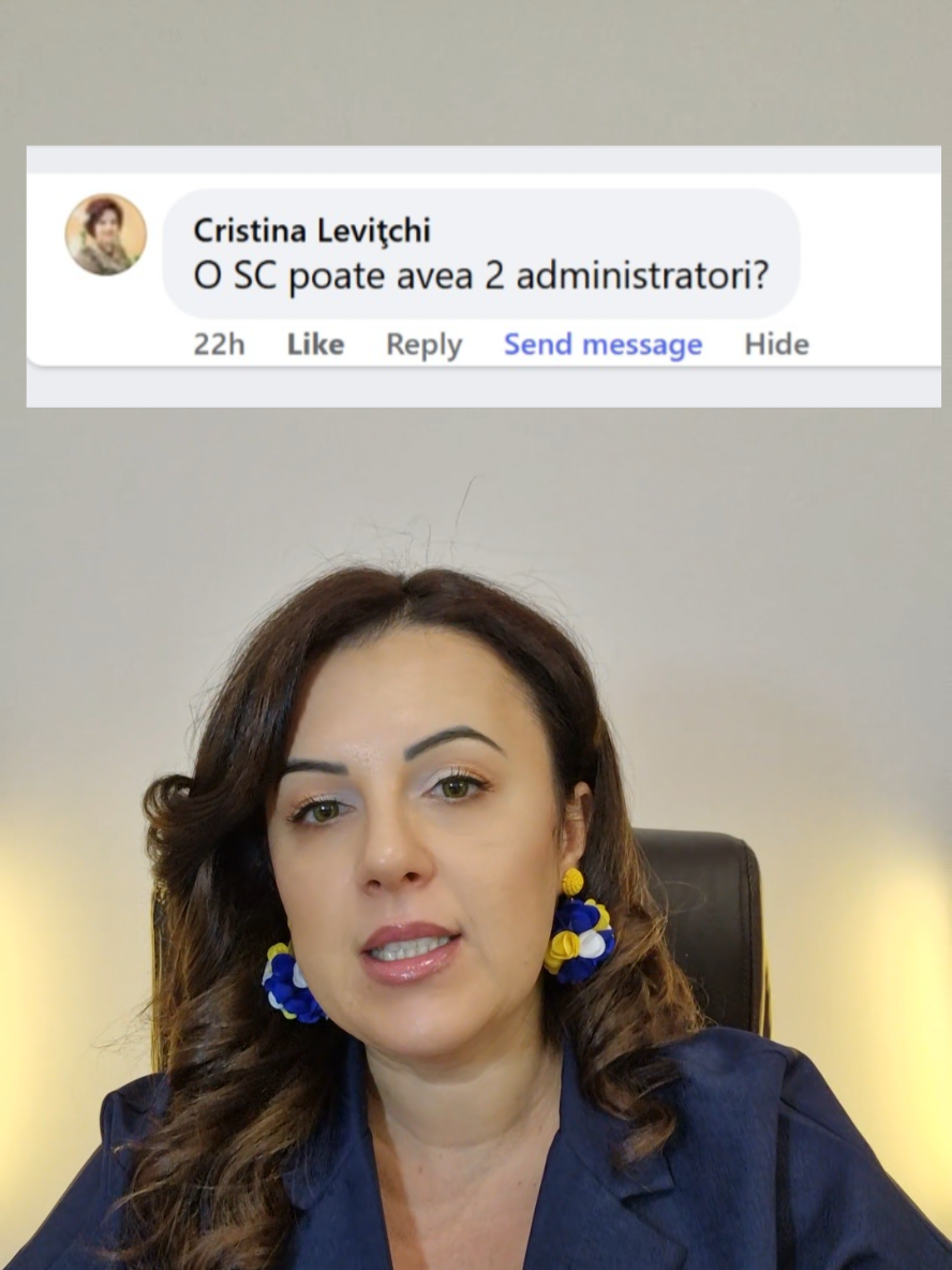 O societate poate avea 2 administratori? #marianagavrau #onrc #srl #administrator #contabilitate 