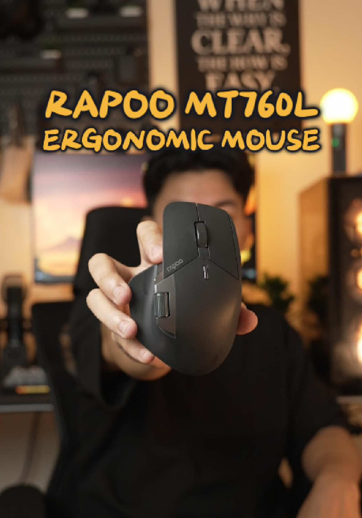 Rapoo MT760L Wireless Mouse 🖱️ Ergonomic. Solid build. Multi-device switch. Sobrang sulit sa araw-araw na gamit. #RapooMouse #WorkSetupPH #VanLloydSuciaRecos #YellowBasketFinds #WFHSetup