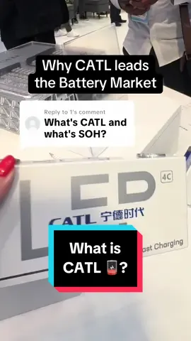 Replying to @1 what is CATL? It is the biggest #lithiumbattery supplier in the world and especially when talking about #electricvehicle  They lead in absolutely everything related to #batterytechnology and #evtech including to future #solidstatebattery 