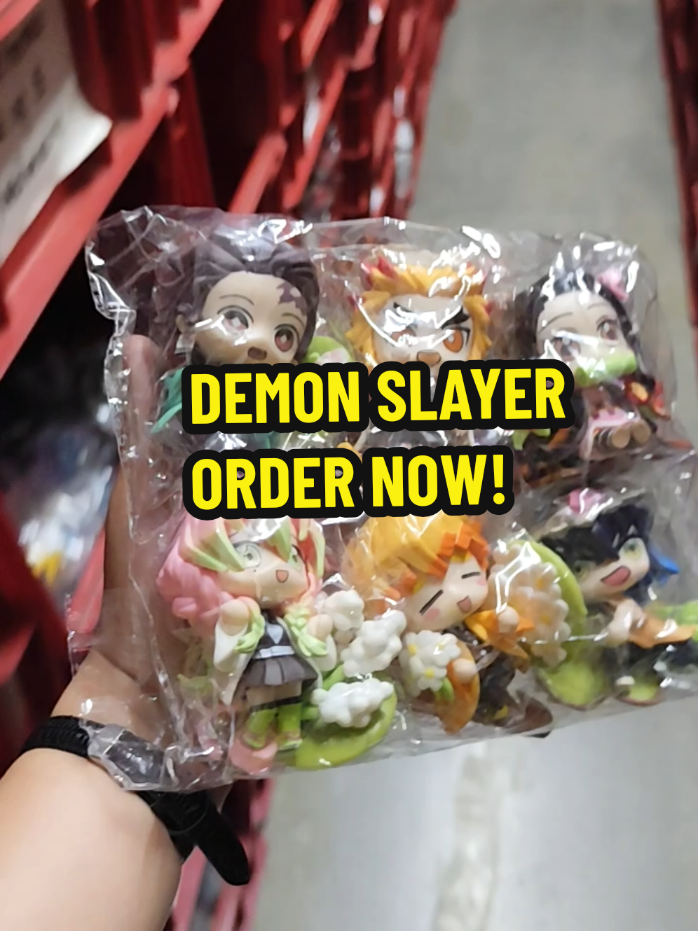 Chibi demon slayer, set of 6 figure #demonslayer #demonslayerfigure #chibidemonslayer #actionfigure #toycollection 