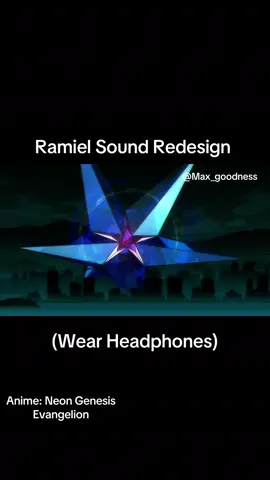 Snippet of a sound redesign I workes on semi-recently. Definitely sounds best on headphones however #sounddesign #trending #fyp #evangelion #neongenesisevangelion 