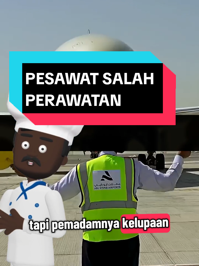Pesawat ini pas dicuci malah kebakar, lah kenapa tuh gengs? #pesawat #beritaunik #faktaunik
