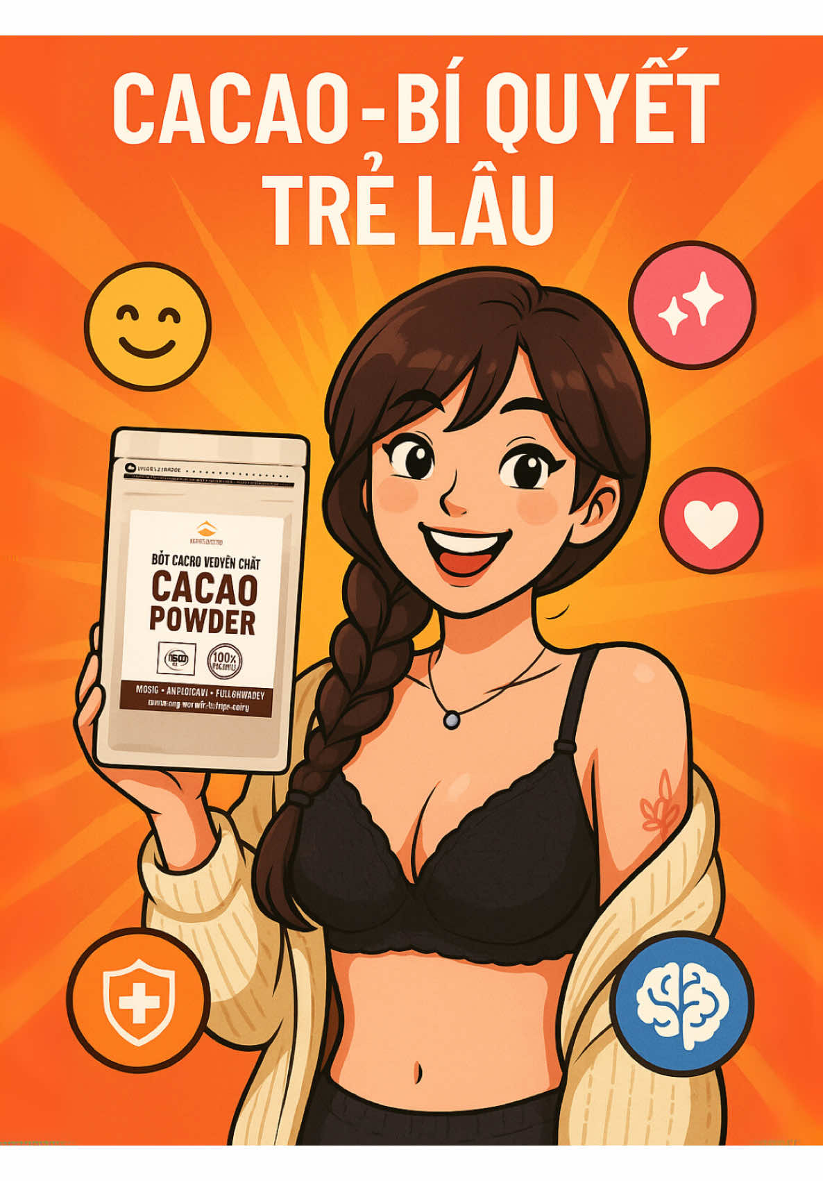 Điều gì xảy ra nếu bạn uống cacao mỗi ngày? #xuhuong #botcacao #cacao #khoedepcungban #LearnOnTikTok 