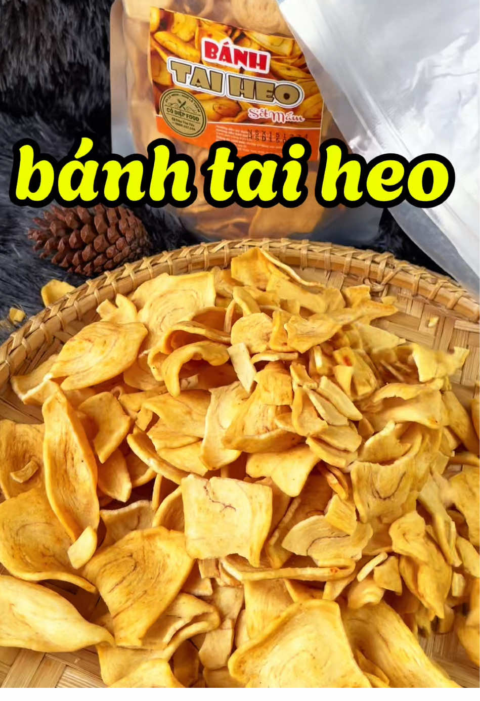 Tai Heo Sốt Mắm Ớt Túi 500g #bánhtaiheo 