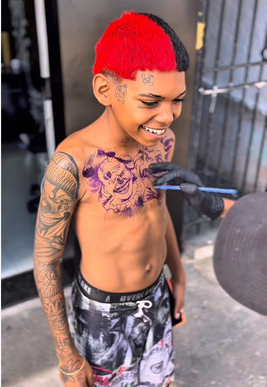 Tatuagem Menor Índio ! Se liga nesse Final🤡  @mcmenorIndio  #explore #explorar #tattoo #tatuagem #tattoos 