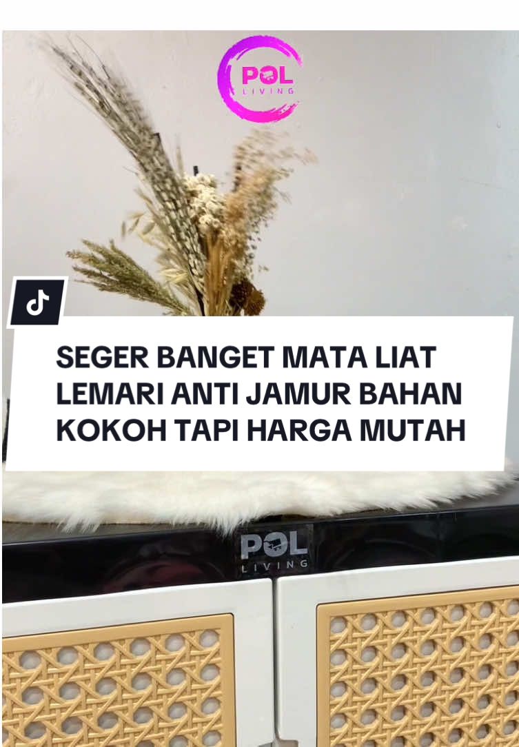 Pakaian aman & tertata rapi dengan lemari Java 👌  #polperabotonline #perabotanrumahtangga #lemaripakaian #joinlive #fypシ 