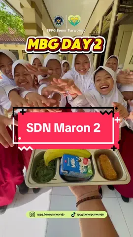 Day 2 SDN Maron 2 MBG @badangizinasional.ri @PRABOWO SUBIANTO @Gibran Rakabuming #mbg #sppgbenerpurworejo #viraltiktok #sppibatch3 #day2 