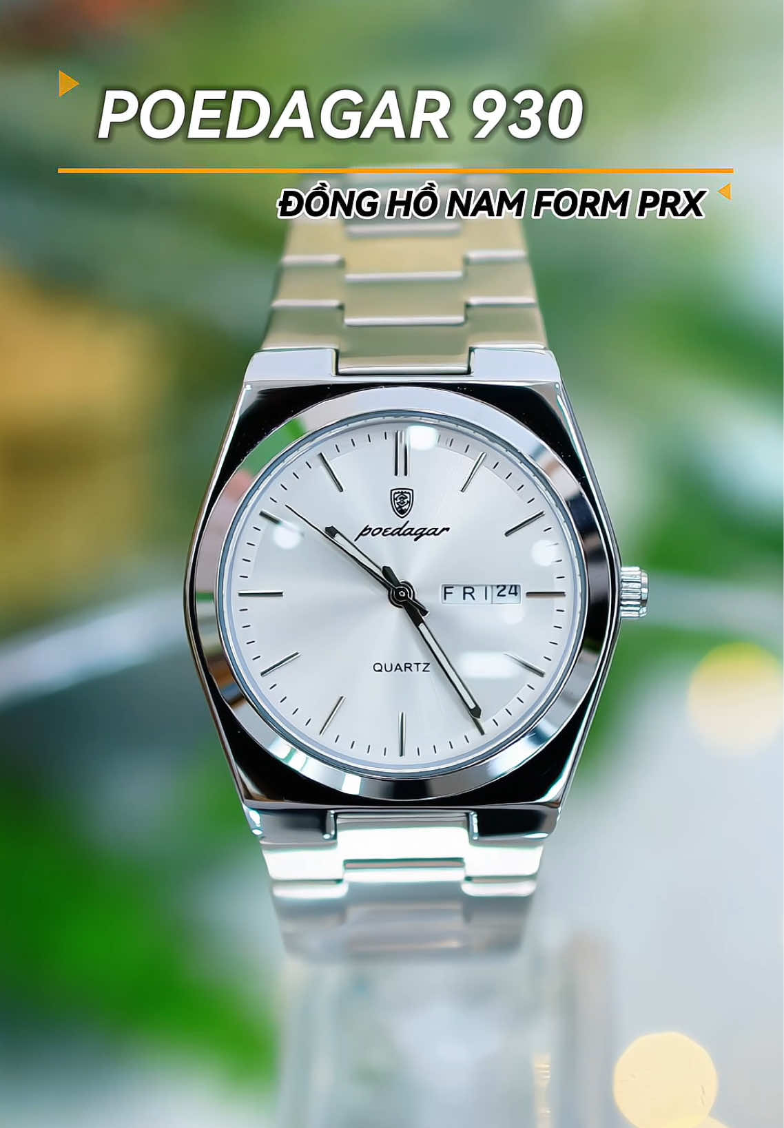 Đồng hồ thời trang nam poedagar form prx #dongho #donghonam #donghothoitrang #poedagar 