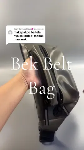 Replying to @Sweet love💞 makapal po at hindi madaling mapunit yung belt bag na to #bek #beltbag #bag #waterproofbeltbag #mensbag 
