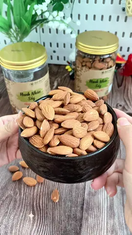Hạnh nhân Sấy nguyên vị nhà Go Nuts ăn trực tiếp hay làm sữa hạt đều ngon nha! #hanhnhan #hanhnhannguyenvi #gonuts #ngucoc #hathanhnhan 