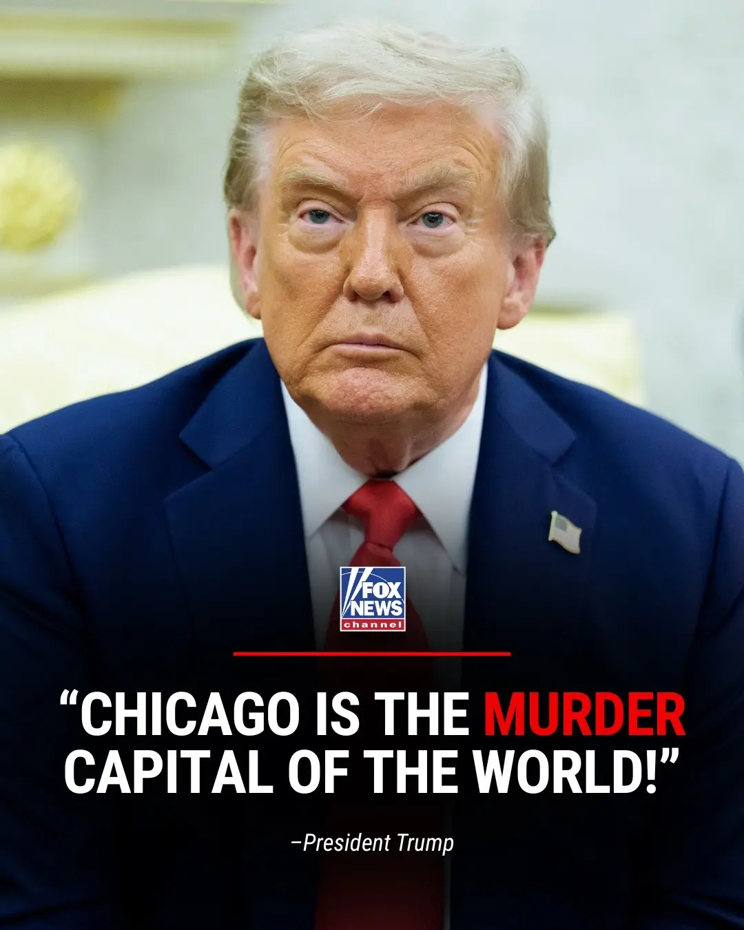 President Trump calls Chicago 