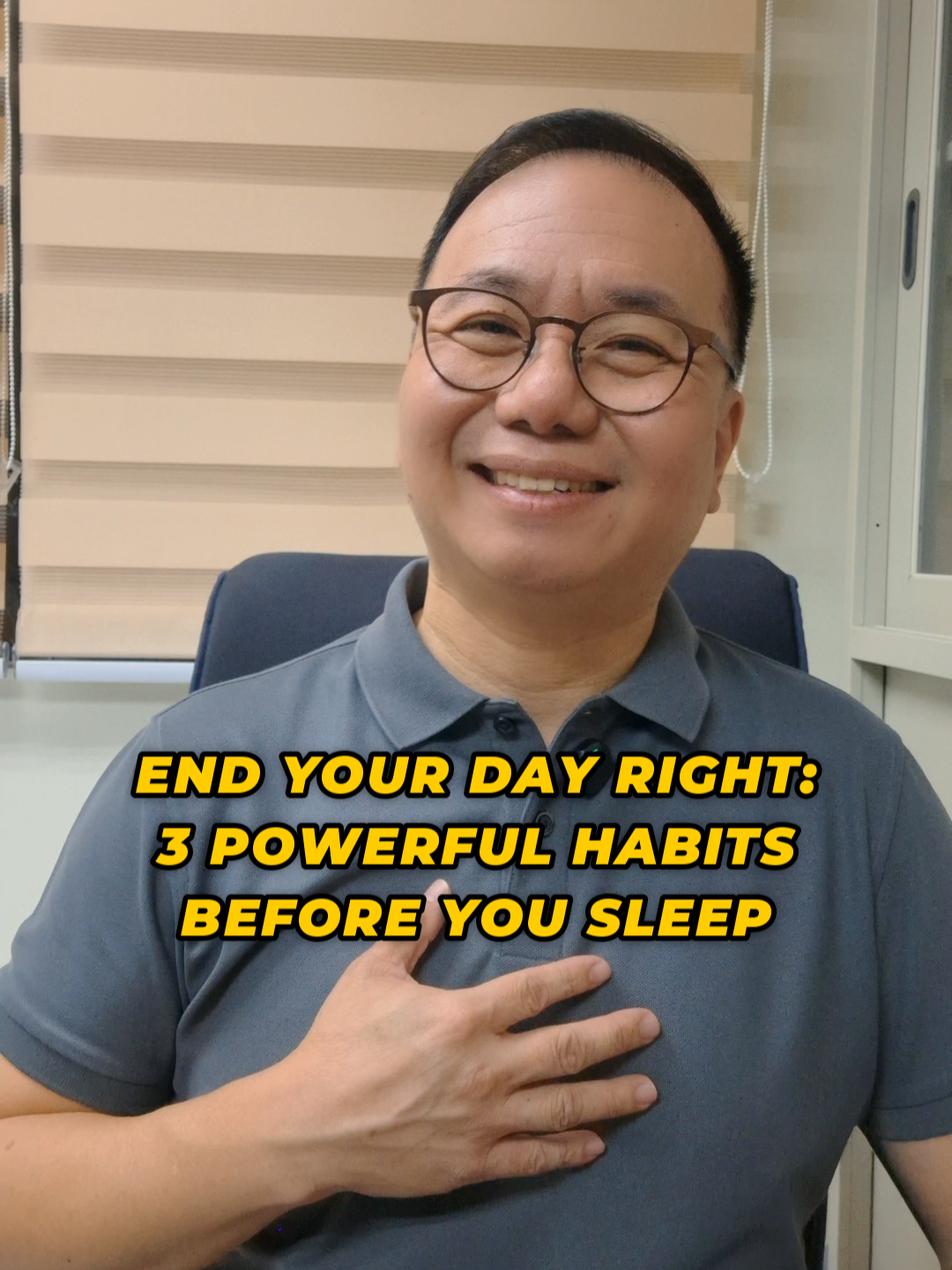 You don’t have to carry today’s stress into tomorrow. Try this simple 3-step habit tonight. #EndYourDayWell #FaithHabits #ChristianRoutine #PeacefulSleep #WWCF #WWCFCebu #TimmySLaoUy #GodsWord #ThankYouLord #Protect #Bless #Faith #Peace #Prayer #Blessings #LeadMeLord #SafewithGod