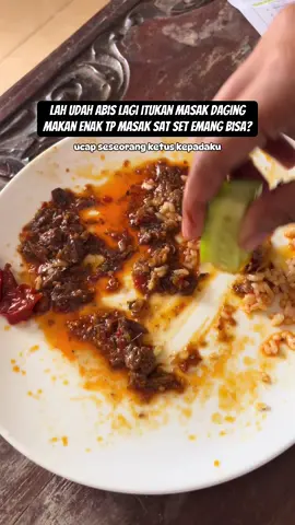 niatnya may jatuhin malah jatuh cinta sama oseng mercon buatan aku padahal kan aku masaknya oseng mercon dari @MERCON MERAH PUTIH 🌶️💥 ini #merconmerahputih🇮🇩 #osengdaging #mercondaging #gajiansale #promoguncang99 