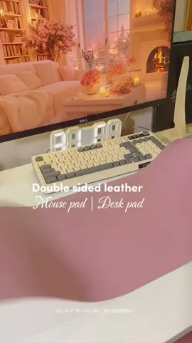 sa mga pink girly this mouse pad or desk pad is for you very aesthetic. #mousepad #deskpad #wfhessentials #homeoffice #computer 
