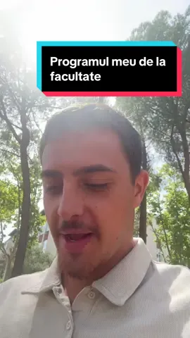 Programul meu de la facultate #fy #mariofasie 