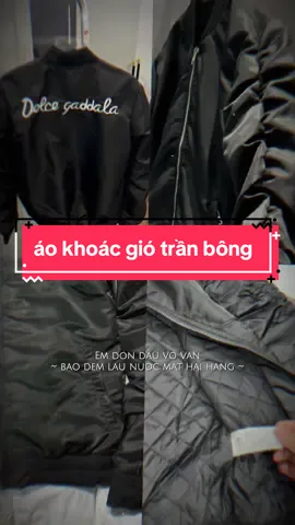 Áo khoác trần bông DG chữ THÊU và tay DÚM quá nét cho ae. NHANH TAY Ở GÓC TRÁI MÀN HÌNH nha’ #xuhuong #aokhoacgio #docle #shopping #abcxyz #foryou 