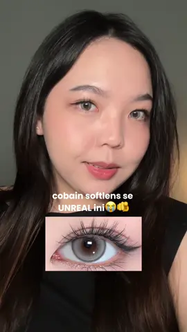 recreate makeup douyin or korea pake ini cuakep bgt sih🫣🩶  #pearlgrey #softlenskilala #kilalalens #softlensviral 