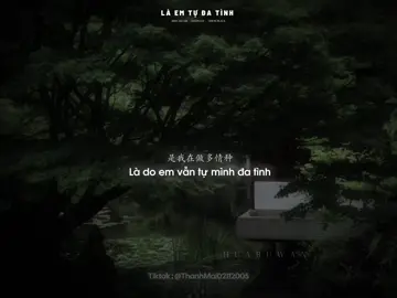 红尘多梦，偏我痴情成空。 Hồng trần lắm mộng, chỉ riêng ta đa tình hóa hư không. .                                  _ Bài hát : Đa Tình Chủng ( Là Em Tự Đa Tình )                                                                 _  #是我在做多情种 #nhactrungquoc #laemtudatinh #vietsub #thanhmai02112005 