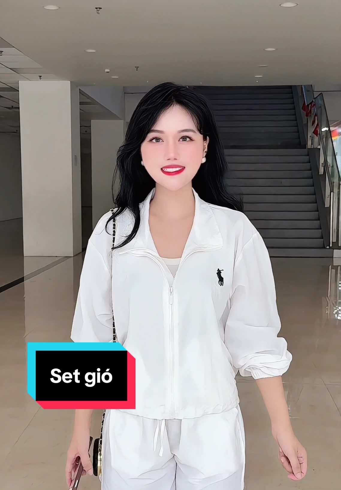Set Bộ Gió Thêu Áo Khoác Kéo Khoá #setbogio #setnu #viral #trending #hienhoidieu 