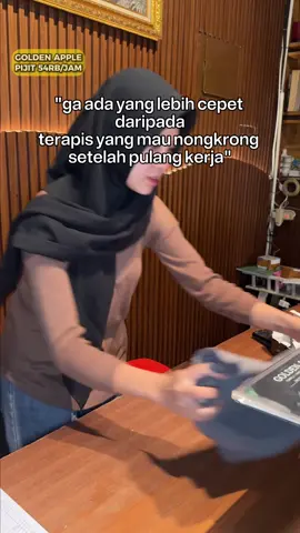 Langsung jadi the flash 🤣 #pijat #massage #goldenapple #reflexology #pijit 