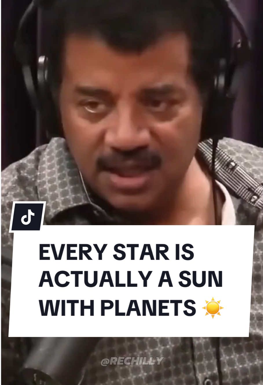 Every  star in the night sky is actually a Sun with planets! ☀️ - - - - #Science #space #universe #neildegrassetyson #sun 