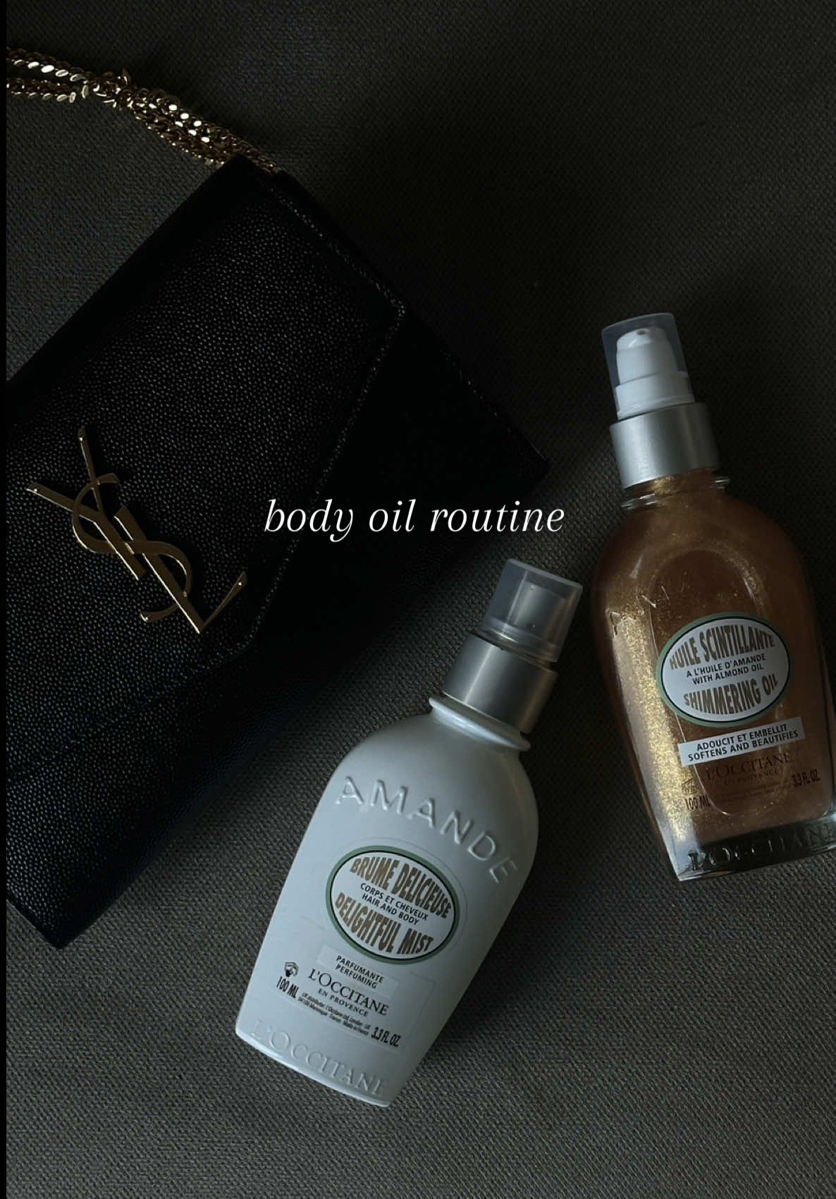 yes, I smell like an almond croissant 🥐 @LOCCITANE body oil is a summer essential 