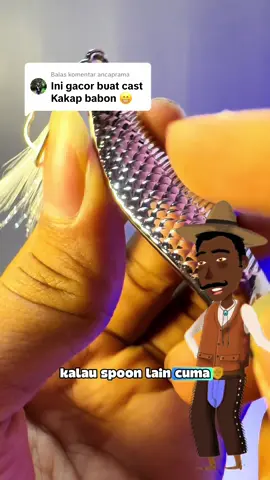 Membalas @ancaprama dari bentuknya aja beda karena model type S-shape Asimetris.  #riptidekraken #riptide #spoon #umpanspoon #mancing 