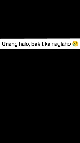 Unang halo, bakit ka naglaho 😢