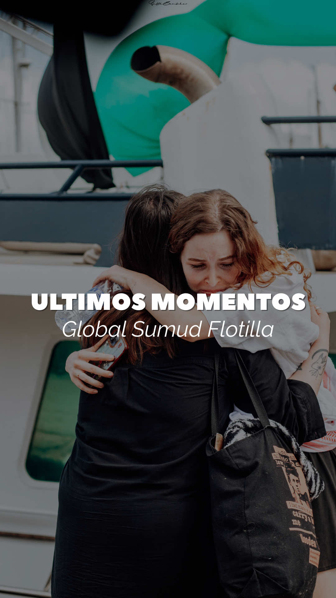 l pasado domingo fuimos testigos de un momento histórico: la Flotilla Global Sumud partió hacia Gaza. Entre lágrimas, abrazos y sonrisas de esperanza, despedimos a quienes decidieron navegar contra el bloqueo y a favor de la vida. 💚 Ellos y ellas partieron, pero no lo hacen solos: cada ola lleva nuestro apoyo, nuestra fe y nuestra voz.#sumud #globalsunudflotilla #freegaza #freepalestine 
