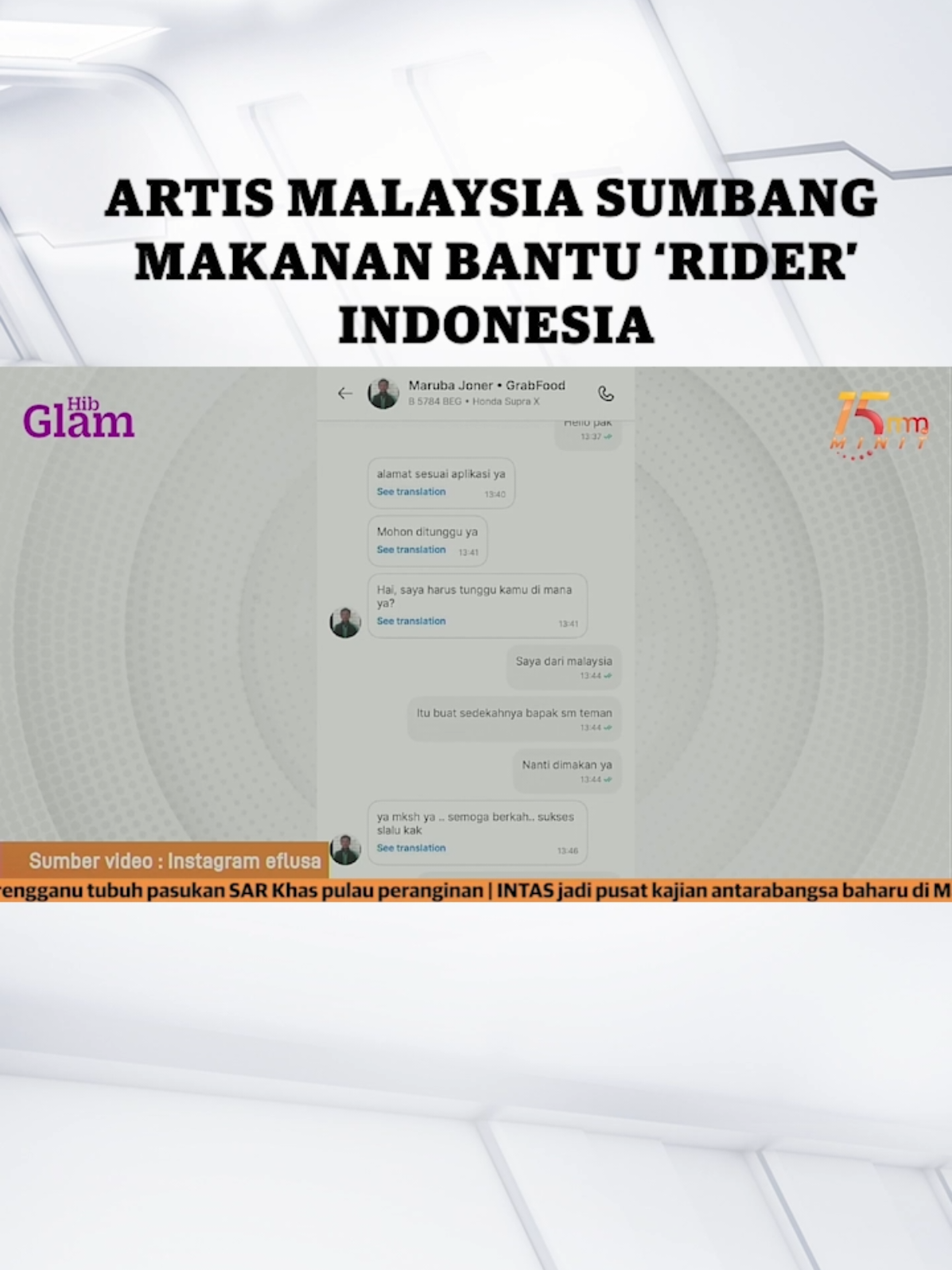 ARTIS MALAYSIA SUMBANG MAKANAN BANTU ‘RIDER’ INDONESIA | 15 MINIT MMTV 02 September 2025       #15minitmmtv #utusanonline #kosmoonline #mmtv #berita 
