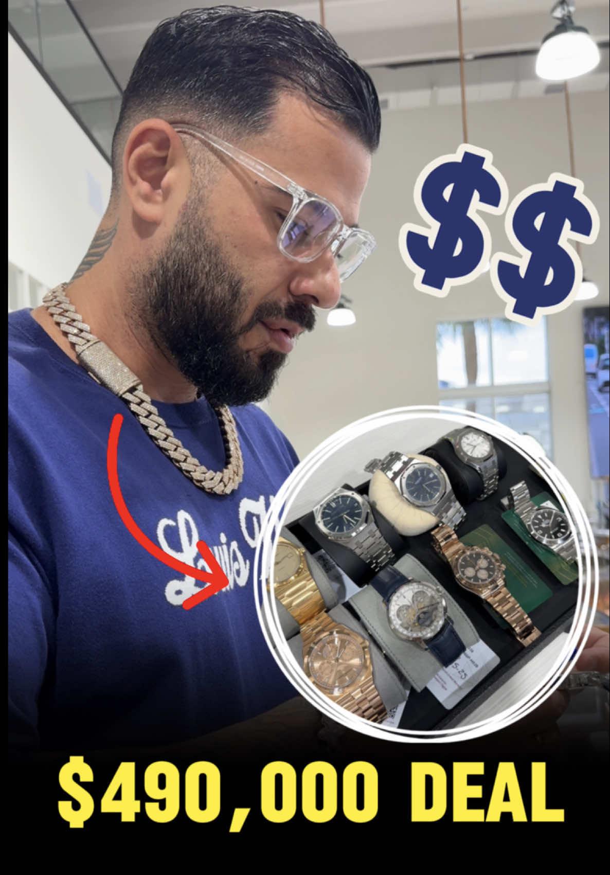 Almost 500K negotiation deal 👀🔥 #watchesoftiktok #luxurywatches #watchtok #vacheronconstantin #rolex 