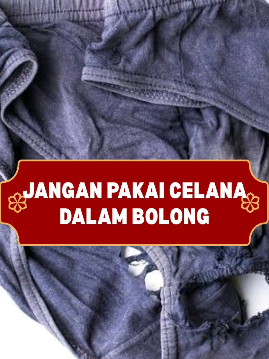 Jangan pakai celana dalam bolong. Kelihatannya sepele, tapi itu simbol ada kebocoran energi dalam hidupmu. Rezeki bisa gampang bocor, hubungan pun mudah rusak. Ingat, apa yang nempel ke badanmu adalah cermin kualitas energimu. #shifupo #fengshui #bazi #rezekibagus #energi2025 