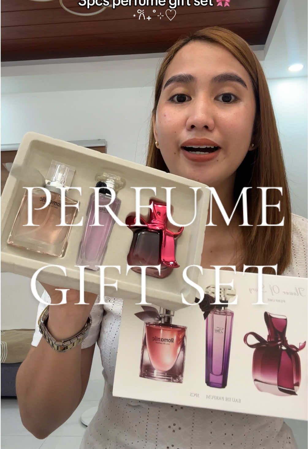 3pcs Perfume Set perfect pang regalo 💯 ang babango at long lasting pa! #perfumeset #perfume #giftset #christmasgift #longlastingperfume 