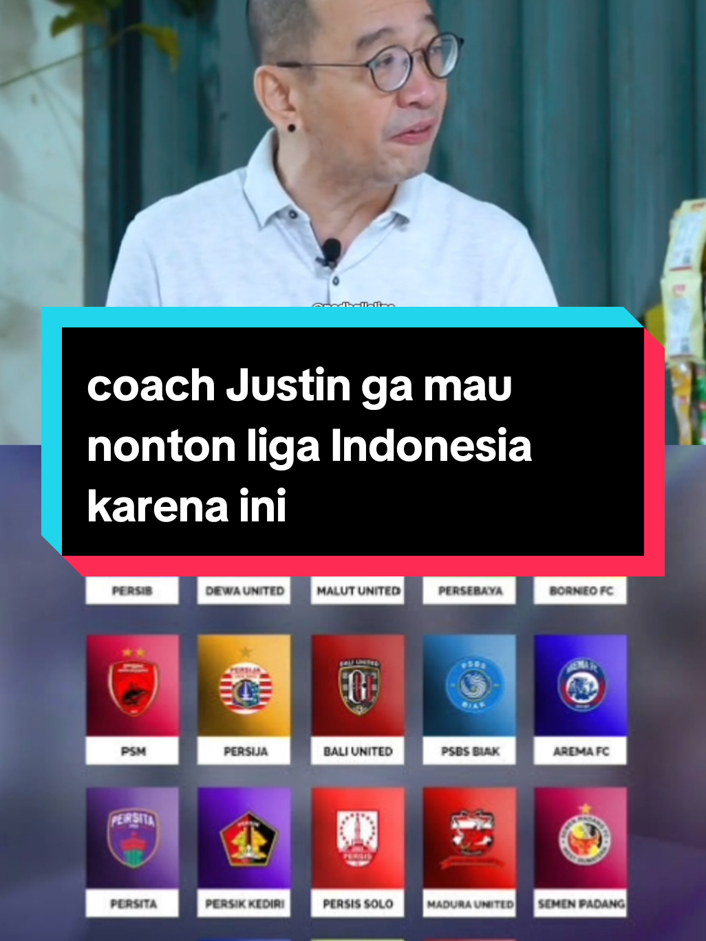 alasan coach Justin ga mau nonton liga Indonesia  #coachjustin #sepakbolaindonesia #liga1 #mamatalkatiri #fyp 