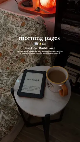 #currentlyreading #morningpages #bloodoverbrighthaven #fantasybooks #BookishAesthetic 