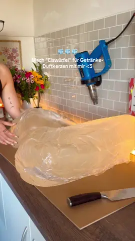 clearly the best part of candle making🧊 Spare extra mit dem Code 