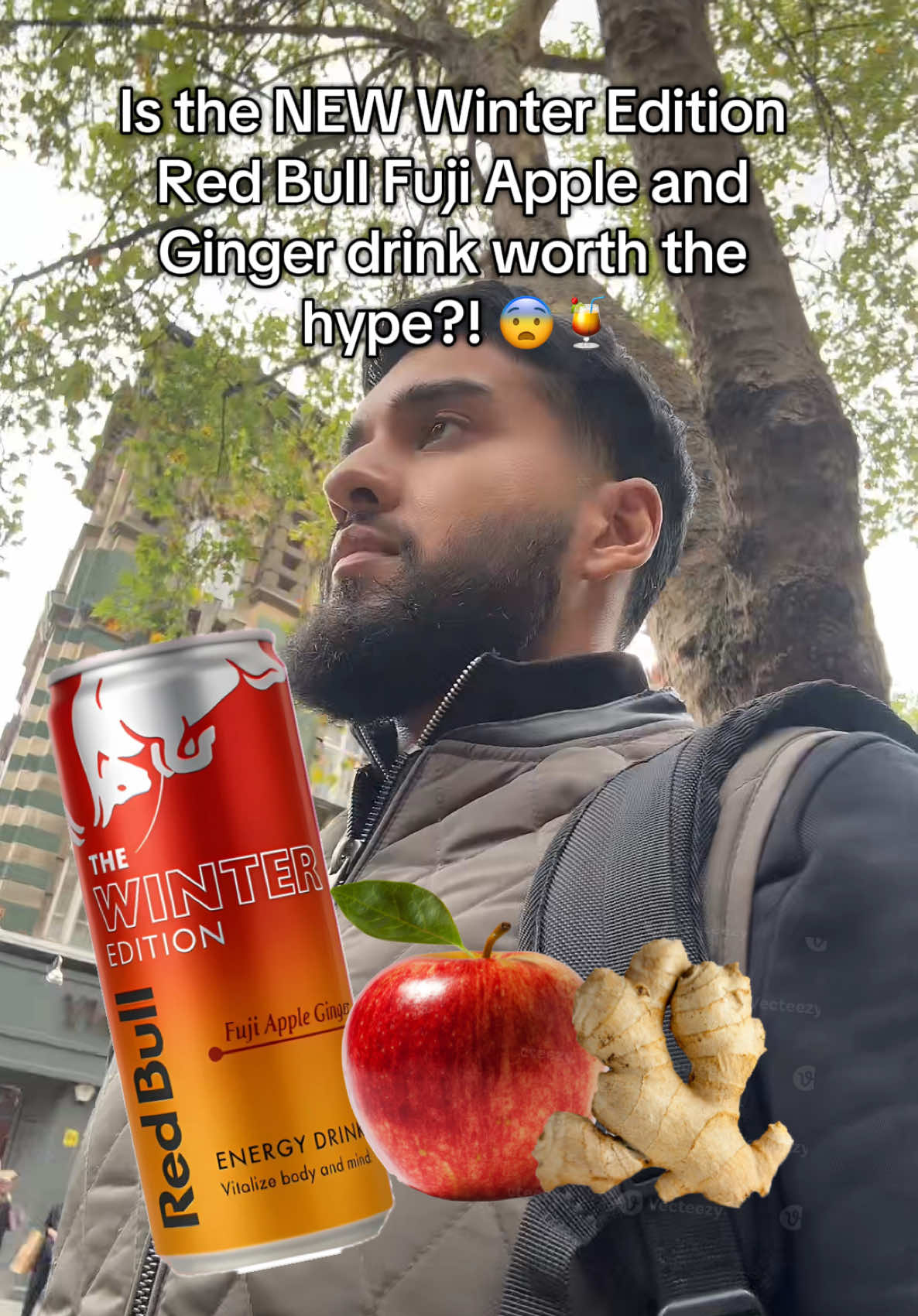 Is the NEW Winter Edition Redbull Fuji Apple and Ginger worth the hype?! Lets find out 😨🍹- #redbull #winter #newin #uk #ukfood @RedBullUK @Sainsbury’s 
