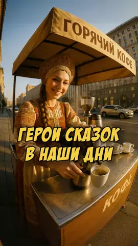 ✨ А что, если бы герои русских сказок жили рядом с нами сегодня? Как вам их современные образы? #Россия #Искусство #Творчество #ИИ #Сказка  