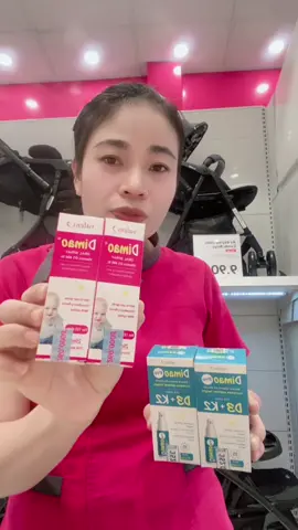 Vitamin cho bé D3 thuần và D3K2 Dimao #mebimsua #vitamin #chobe #sosinh #meotuoimao 